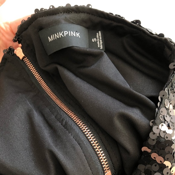 Mink Pink Sequin Skirt - Picture 2 of 2